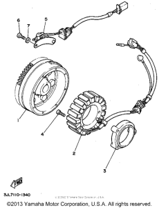 XV750GC Генератор