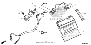 CBR600RR (ABS) Аккумулятор