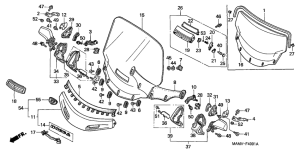 GL1500SE Wind screen