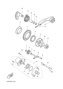 YQ50L Стартер
