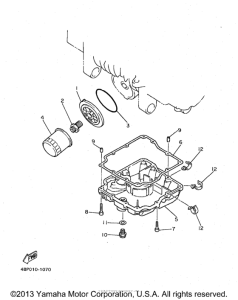 XJ600SKC Масляный фильтр