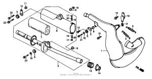CR500R Expansion chamber 87-88