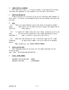 GSX750 Catalog preface