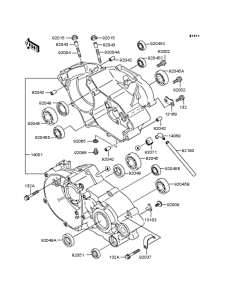  Картер двигателя