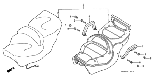 GL1500SE Пружина
