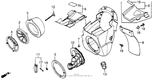 CR250R Air cleaner 84-85