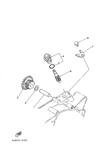 YSR80 Передача тахометра