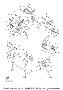 FZS6WC Подножки