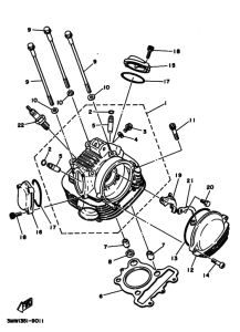 TW125 Головка цилиндров