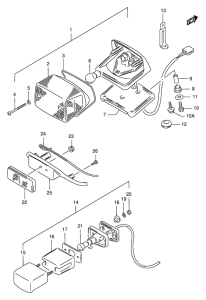 VS1400 Задний комбинированный сигнал