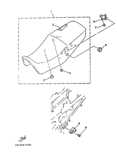TZR80 Сиденье