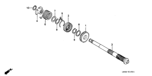 Z50J Кик стартер