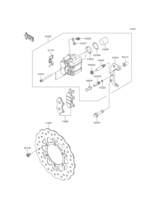  フロントブレーキ