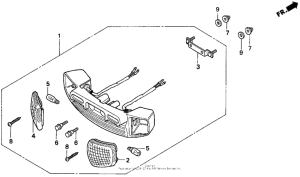 SA50 Rear turn signal