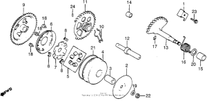 NB50 Drive face + kick starter