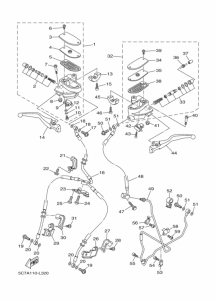 XV1900CU Передний тормозной цилиндр