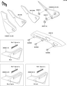 ZR550 Боковые обтекатели