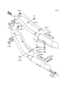 VN400 Глушитель