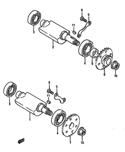 DR750 Балансир кривошипа