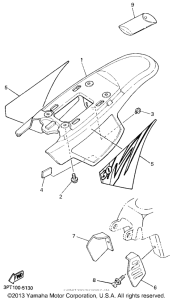 PW50G Боковые обтекатели