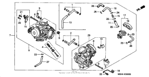 VT1100C3 Карбюратор