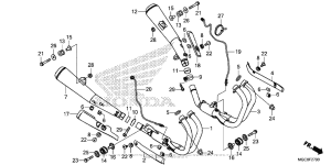 CB1100 (ABS) Глушитель