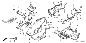 FJS600 Floor step / under cover