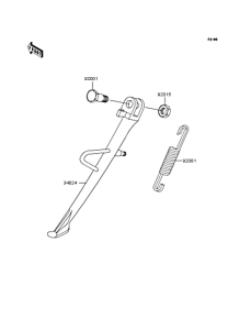 EN400 Подножка