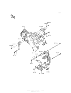 ZG1400 Крепление двигателя