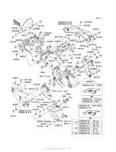 KLE650 Обтекатели