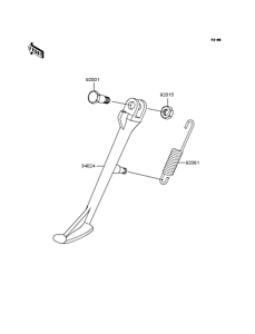 ZL400 Подножка