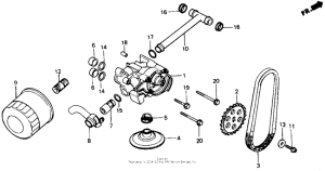 NT650 Масляный насос
