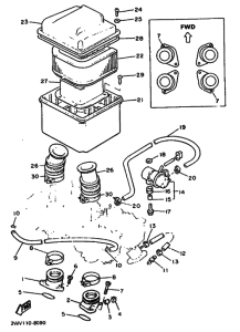 XVZ13DA Впускная система