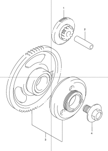 GSF1200S Муфта стартера