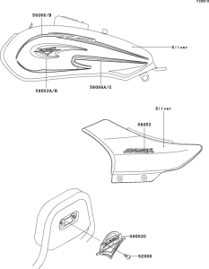 BN125 Decals(silver)(a8)