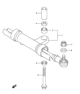 SV1000 Демпфер рулевой