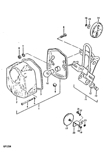 GP125 Задний комбинированный сигнал