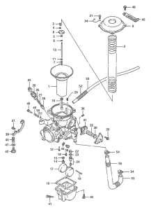 VS1400 Carburetor assy