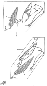 CW50RS Поворотники