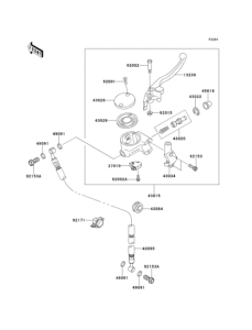 BJ250 Главный тормозной цилиндр