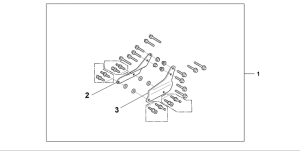 VT125C2 Backrest stay