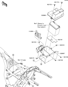 VN1700 Короб для АКБ