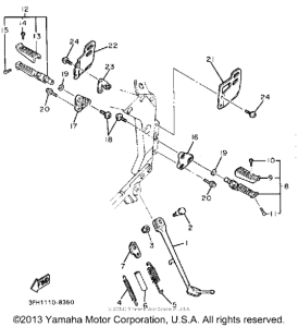 FZR400SWC Подножки