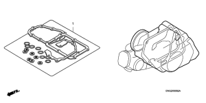 CRF70F Комплект прокладок