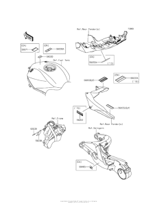 ZX1000 Лейбл предостережения