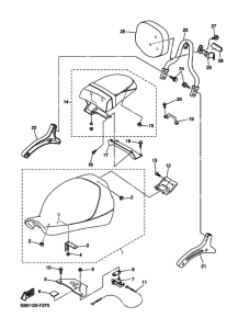 XVS1300CT Пружина