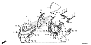 CTX700N DCT Kрышка фары