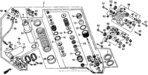 XR600R Shock absorber 85-87