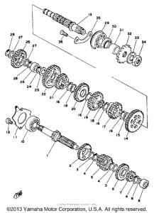 DT175F Трансмиссия