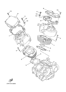 XVS650A Цилиндры